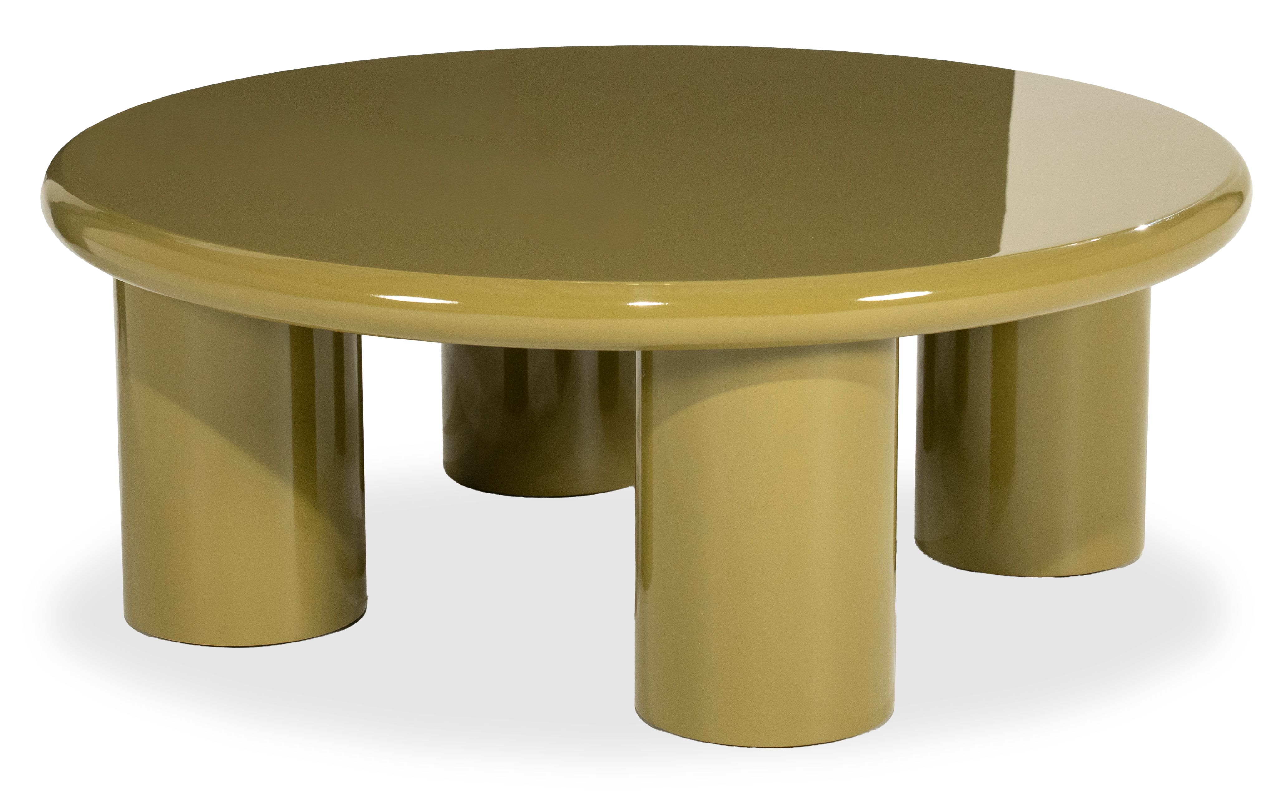 Salontafel Groen 250323 Bloop ⌀80  x H30 cm