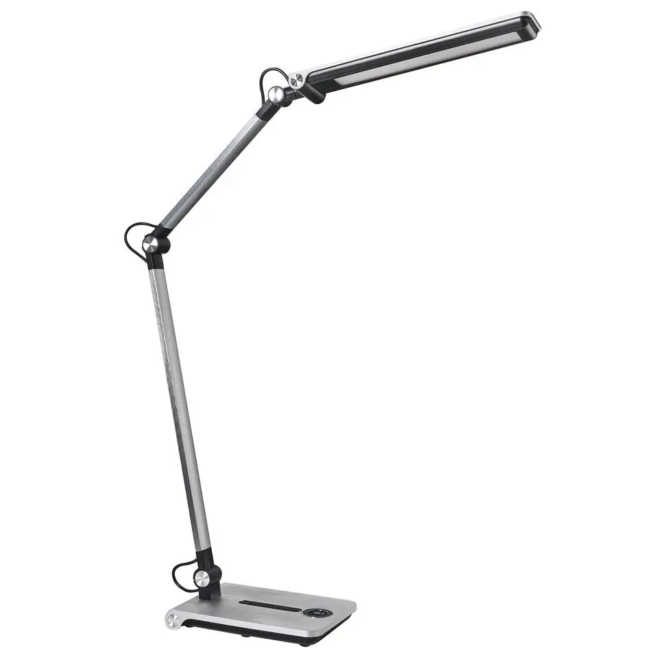 AQUILA - Bureaulamp LED - Zilver - Synthetisch materiaal