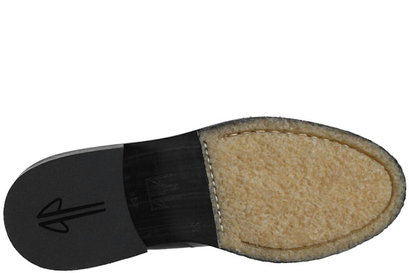 BILLI BI CRUST SHINY STØVLE I SORT GLAT SKINND