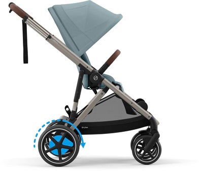 Cybex e-GAZELLE S Sportsvogn, Stormy Blue/Taupe