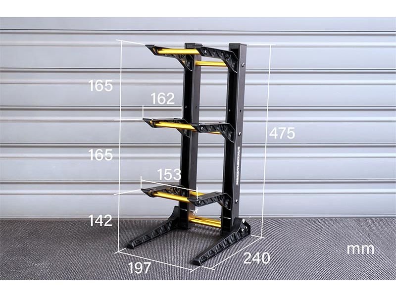 Koswork Modellständer 200 x 240 x 475 mm RC Auto Display Rack für 3 Modelle
