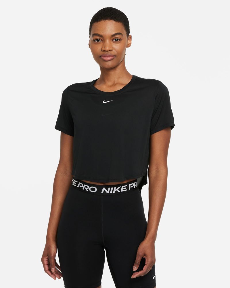 Crop top Nike One Noir pour femme