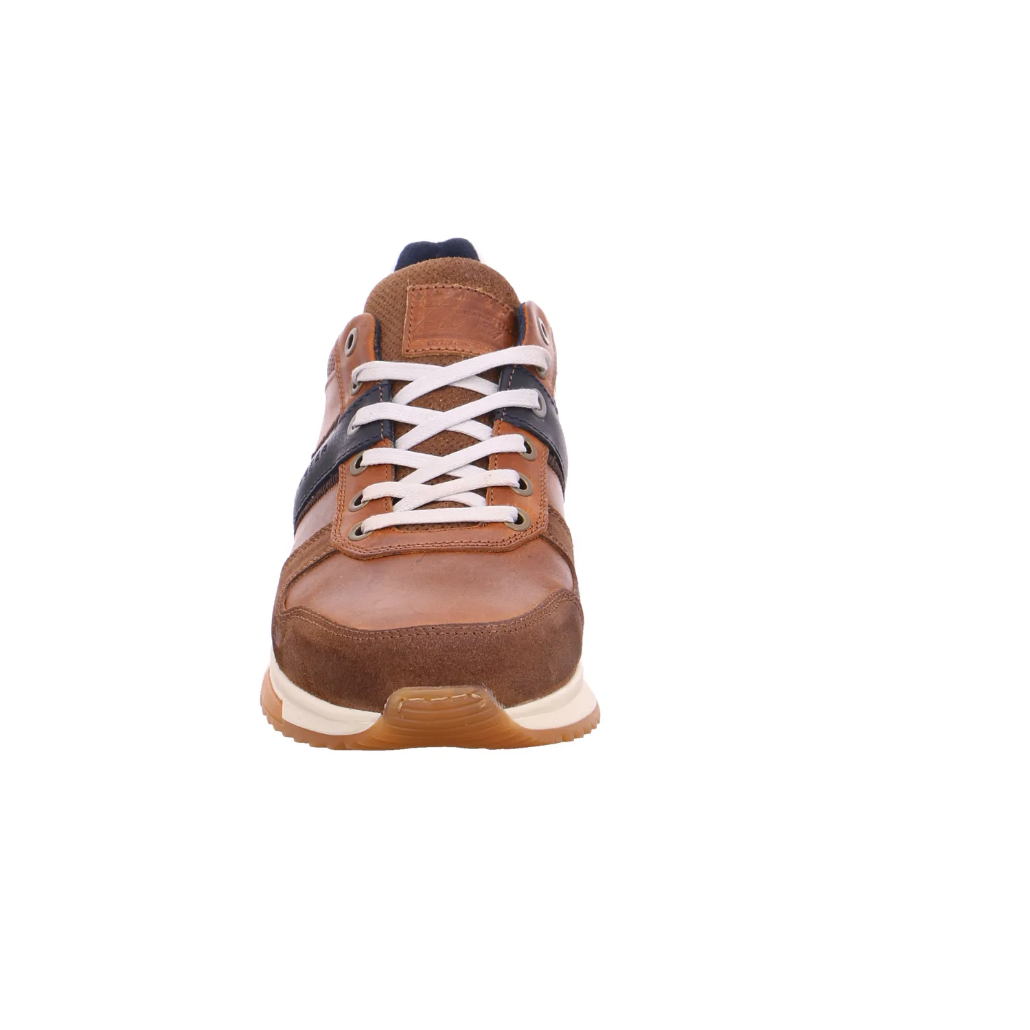 BULLBOXER Halbschuhe Sneaker Cognac Leder