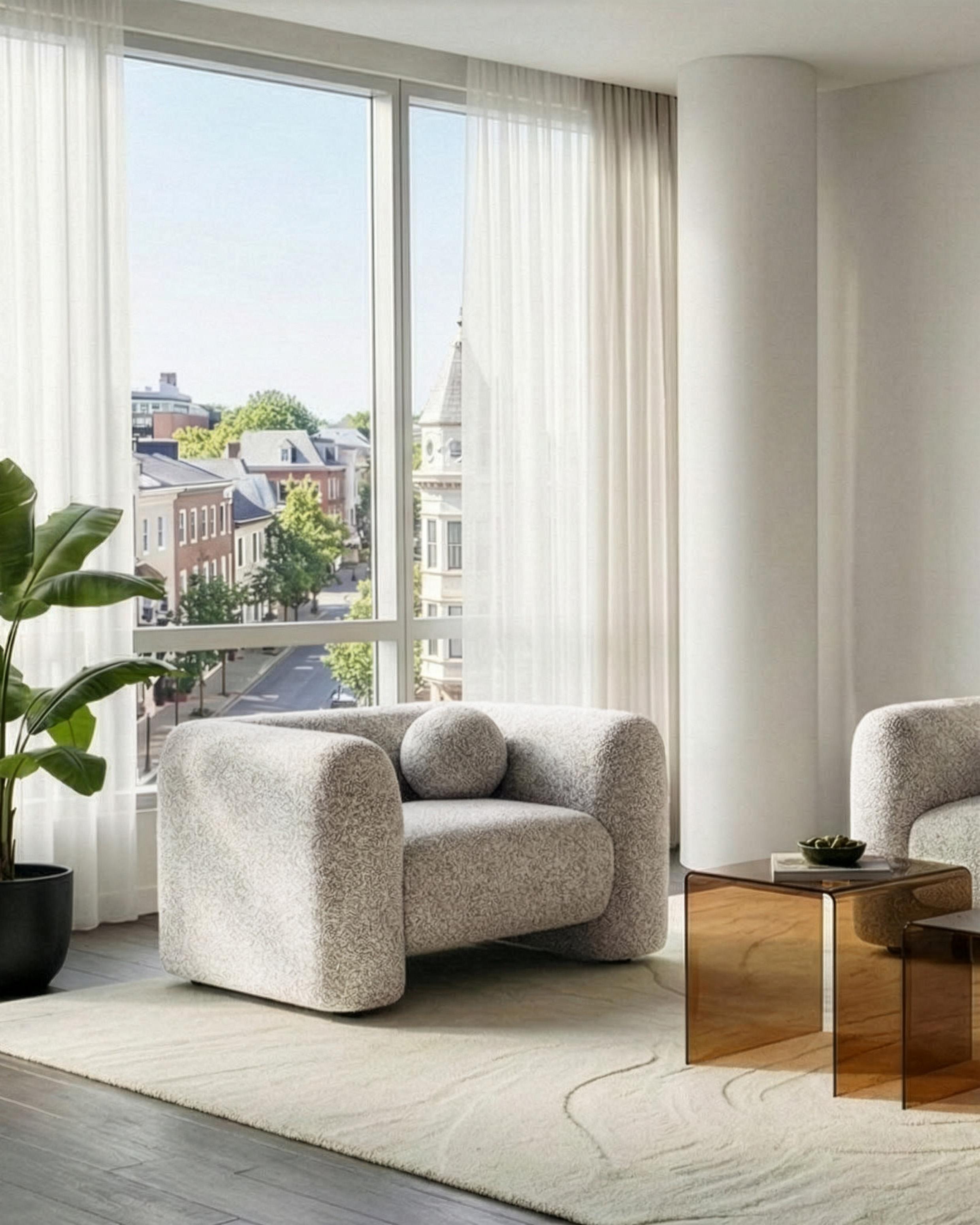 Fauteuil LEIREN Beige
