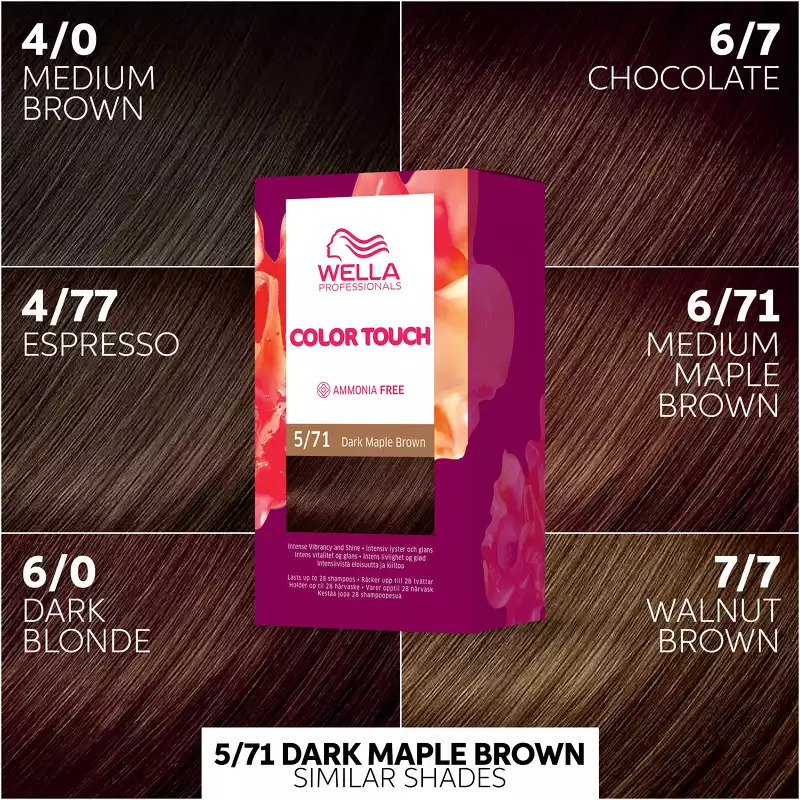 Wella Professionals Color Touch Deep Brown - 5/71 Dark Maple Brown