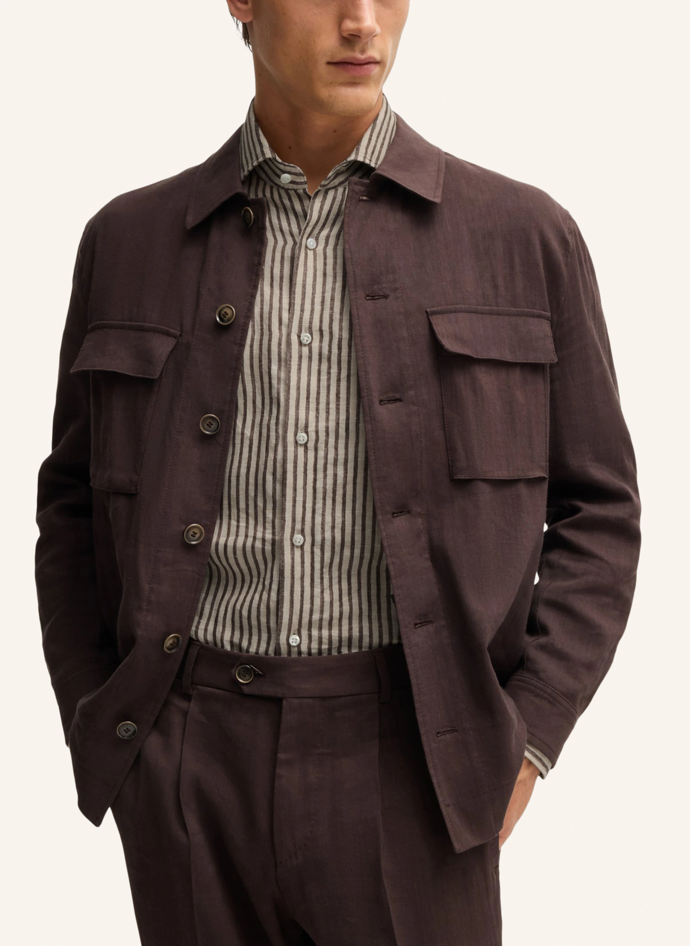 BOSS Business Hemd L-JOSH-SPREADW-C-252 Regular Fit