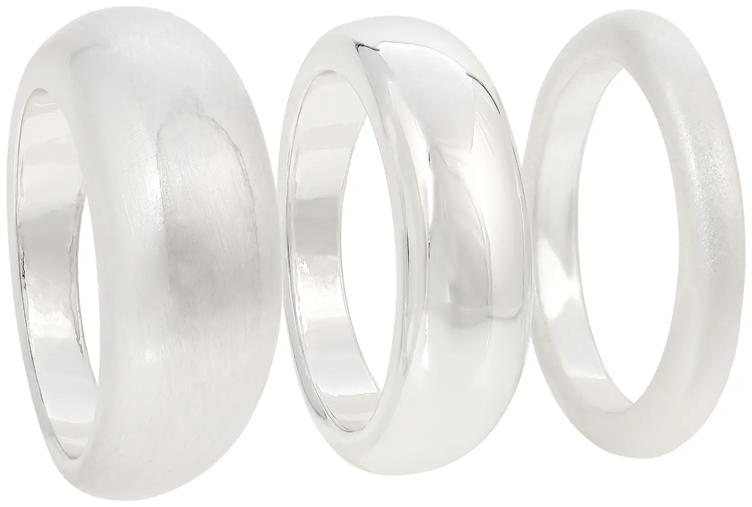 Ring-Set - Matt Silver
