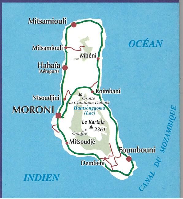 IGN - IGN GRANDE COMORES 150 000