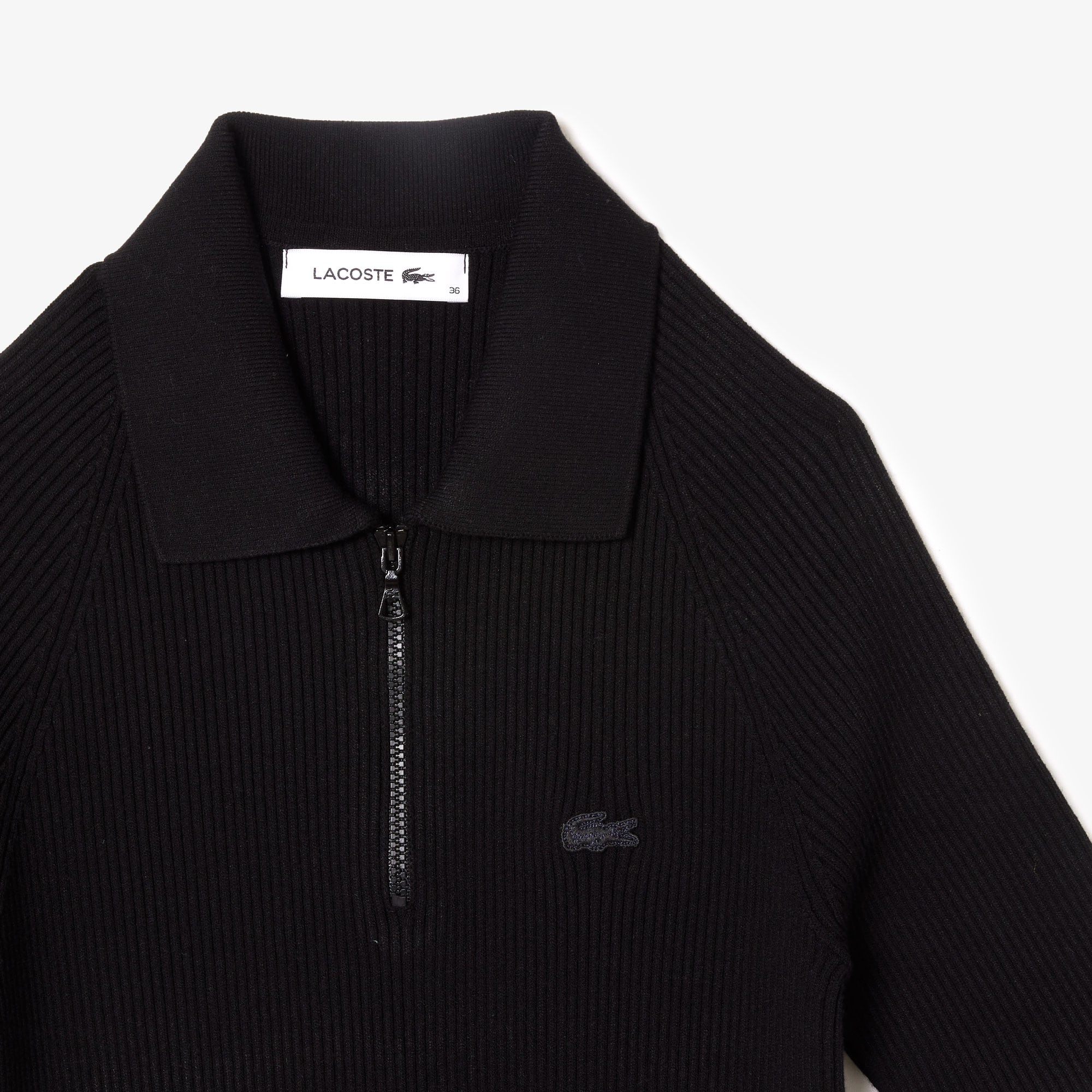 Robe polo femme Lacoste en maille Robes & Jupes - Noir - Lacoste - Femme