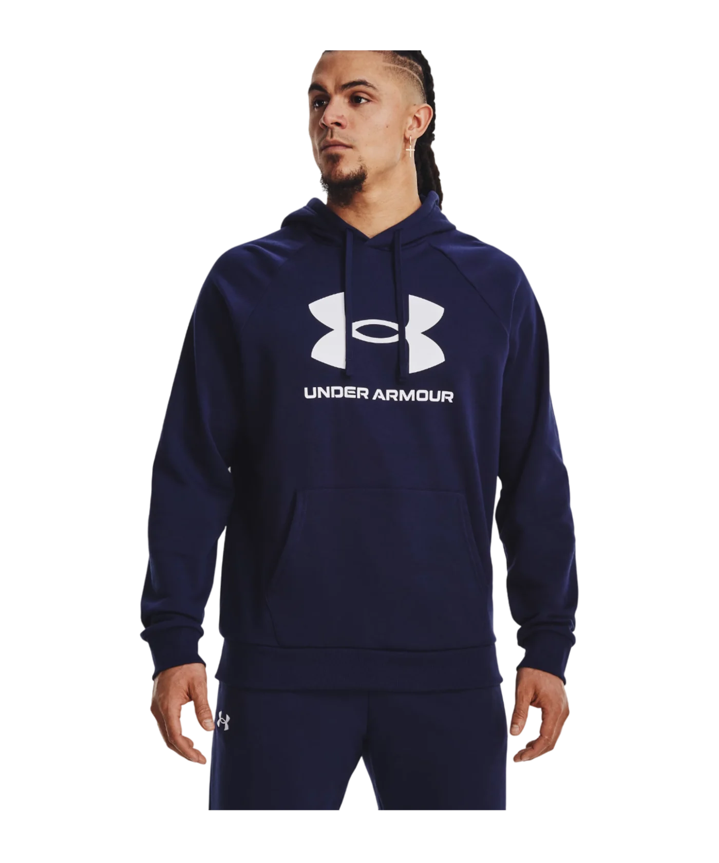 Under Armour Rival Logo Fleece Hoody Blau F410