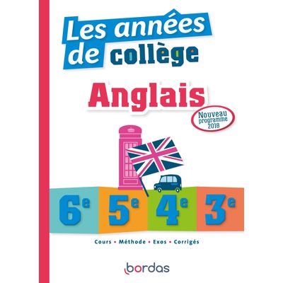 Les années de collège - Anglais