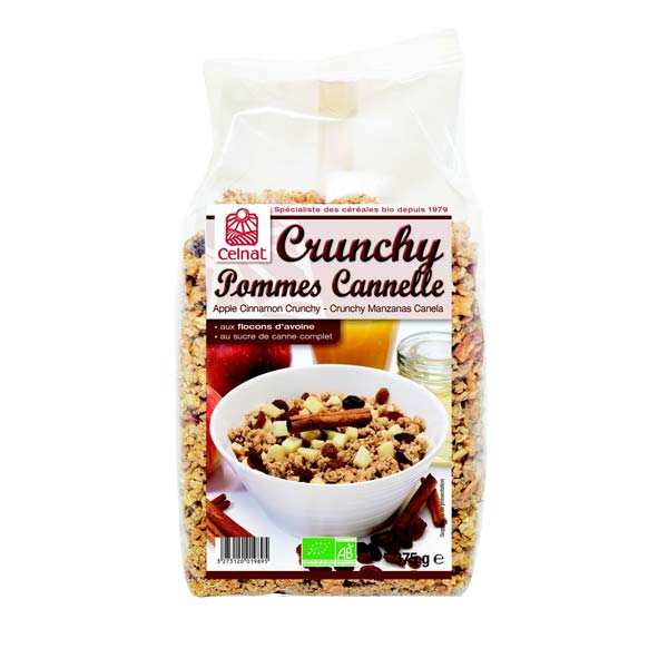 Crunchy pommes cannelle bio