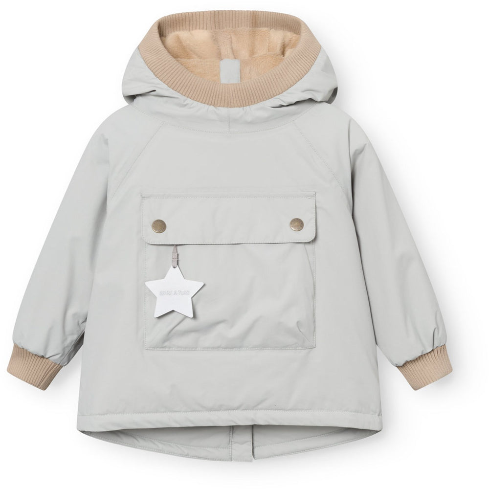 Køb Mini A ture Puritan Grey Matbabywen Fleece Lined Winter Anorak. GRS