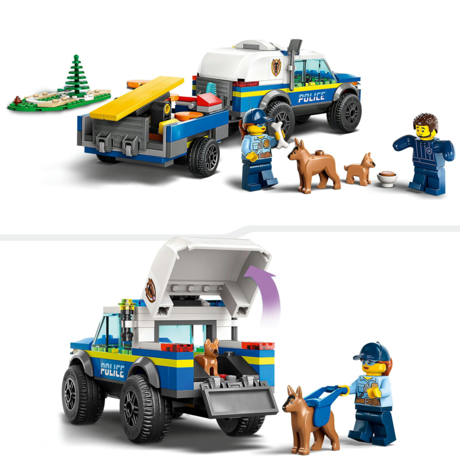 LEGO® City 60369 Mobiles Polizeihunde-Training