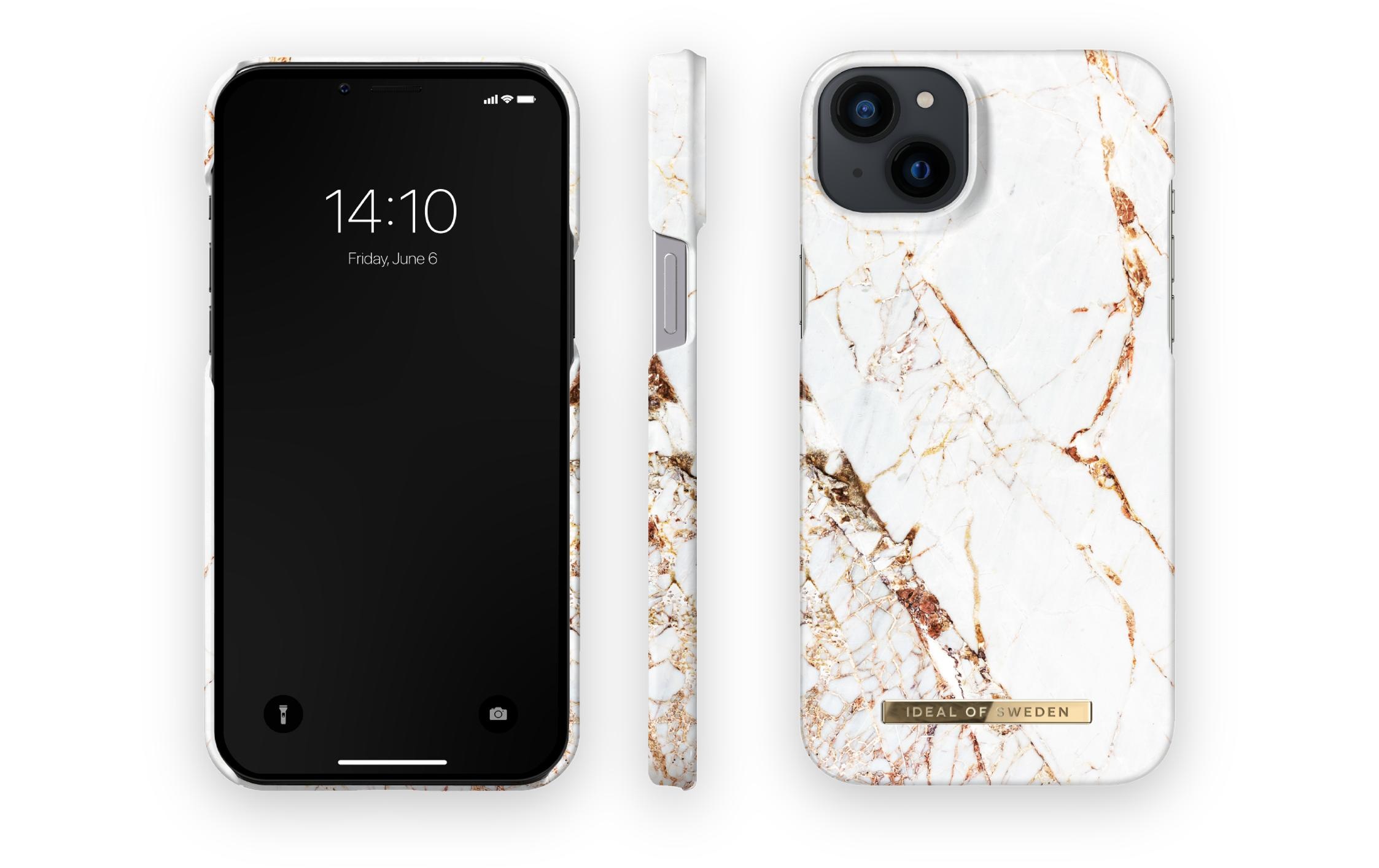 iDeal of Sweden Smartphone-Hülle »Carrara Gold iPhone 14 Plus«