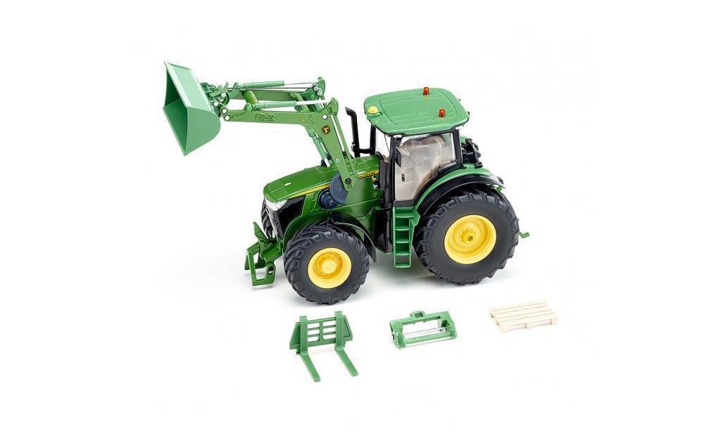 Traktor John Deere 7310R App RTR, 1:32<br>Siku Control Traktor mit funktionsfähigem Frontlader und Bluetooth Smartphone App Steuerung