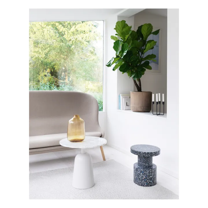 Normann Copenhagen Tabouret Bit en plastique recyclé | Noir