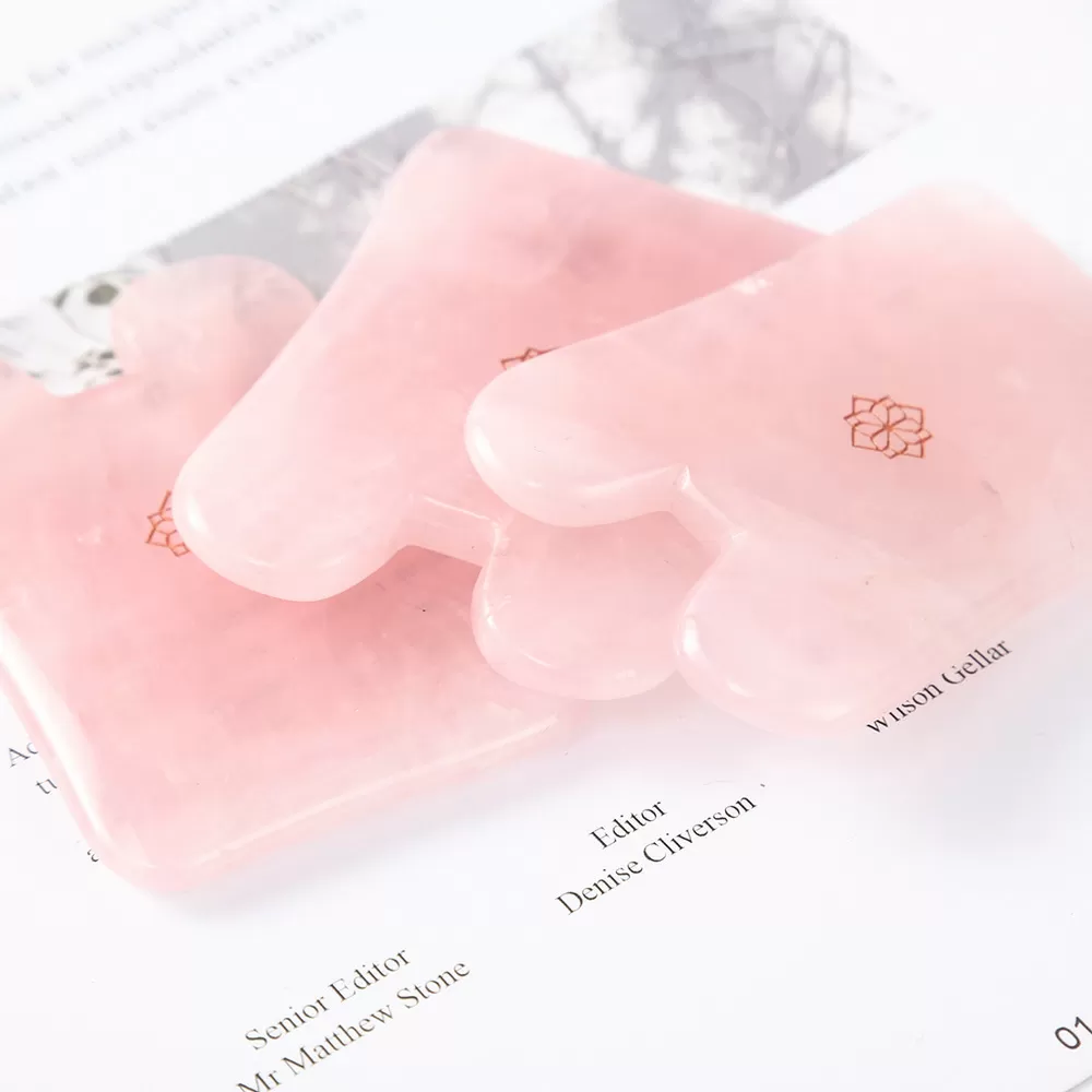 Gua Sha U, pink - 1 stk.