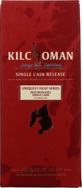 KILCHOMAN VINTAGE 2019 MUSCATEL SINGLE CASK 70CL