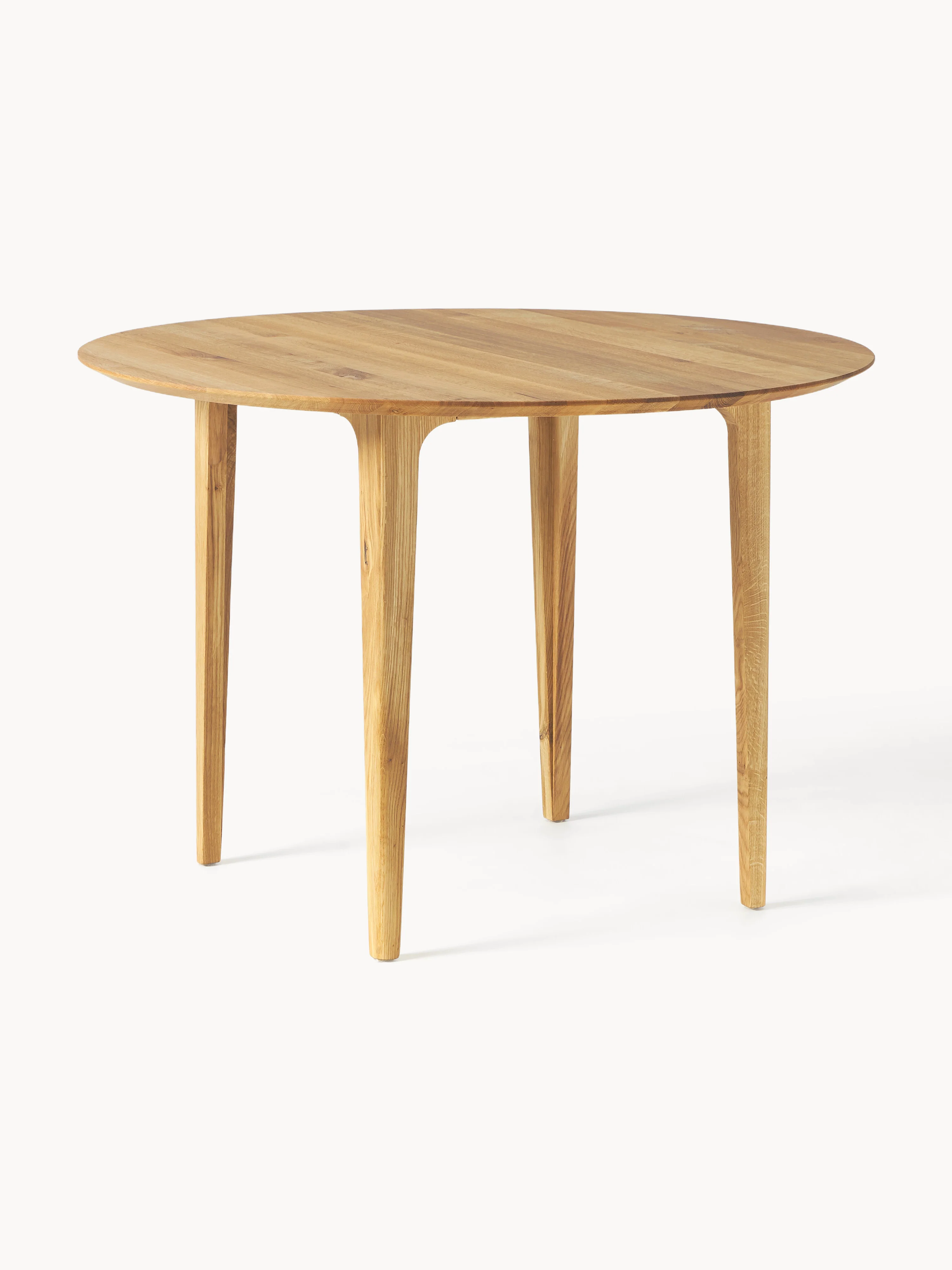 Ronde eettafel Archie van eikenhout, Ø 110 cm