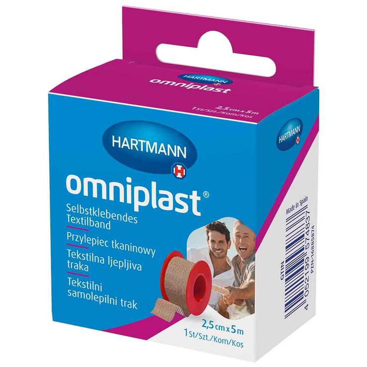 omniplast® Selbstklebendes Textilband 2,5 cm x 5 m, 1 St