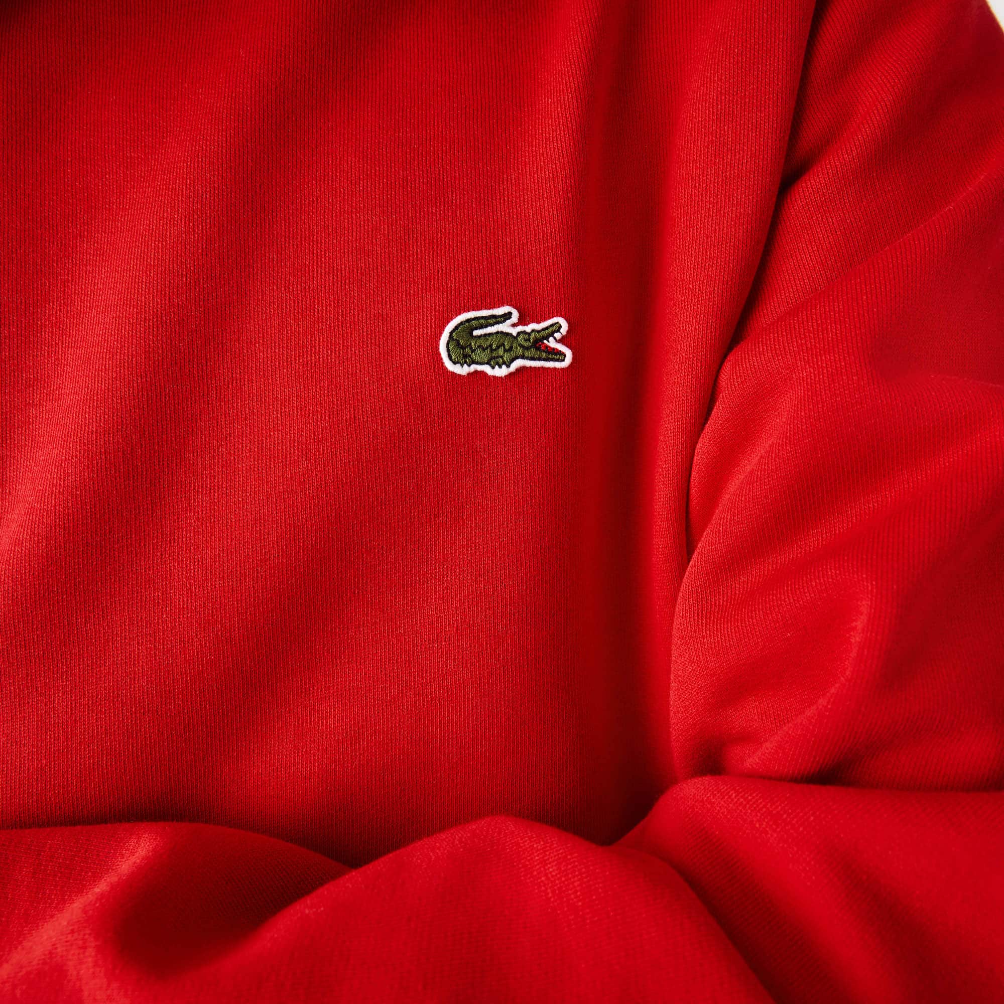 Jogging-Sweatshirt aus aufgerautem Fleece Sweatshirts - Rot - Lacoste - Herren