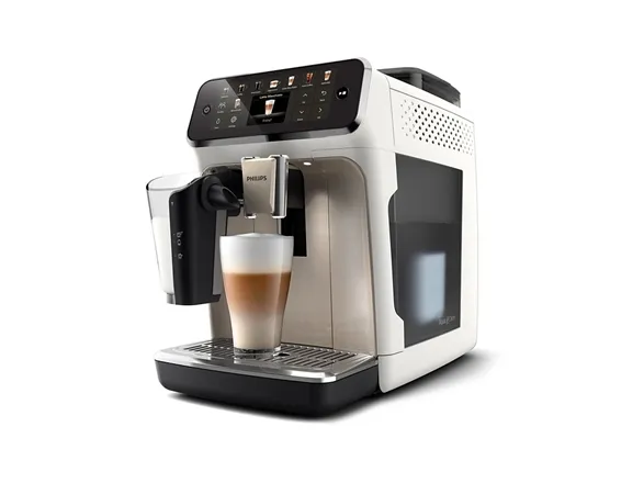 Philips 5500 series EP5543 - Automatisk kaffemaskine med capuccinatore - 15 bar - hvid/krom