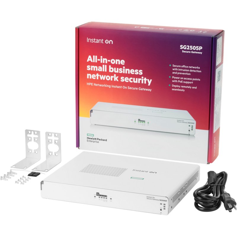 HPE Networking Instant On Secure SG2505P entrée et régulateur 10, 100, 1000, 2500 Mbit/s