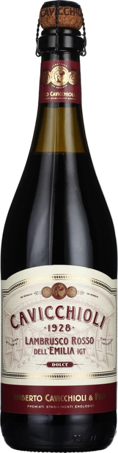 CAVICCHIOLI LAMBRUSCO ROSSO DELL EMILIA 75CL