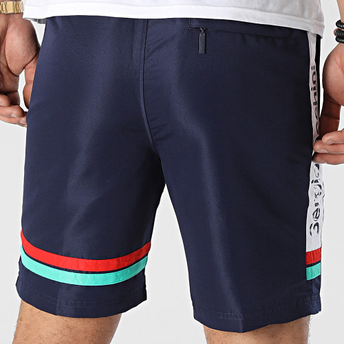 Short Jogging A Bande Jura 39971 Bleu Marine