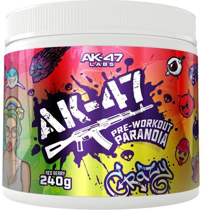 AK-47 - Pre-Workout - Fruit Punch - 120 Servings - AK-47 Labs