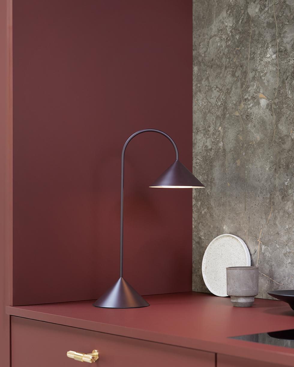 Frandsen  Grasp Portable lampe, Matt Beetroot - H47