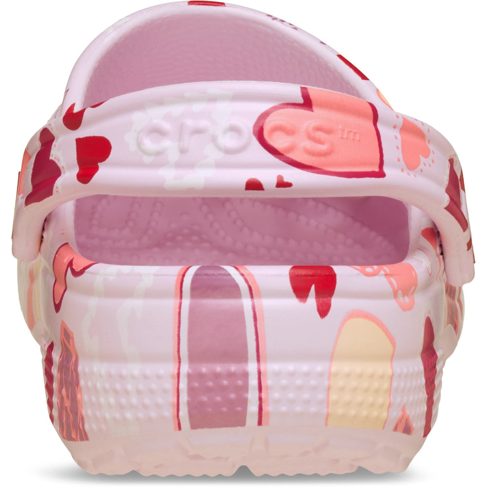 Køb Crocs Pink Milk/Hearts Classic VDay Clog K PkMk/Hts