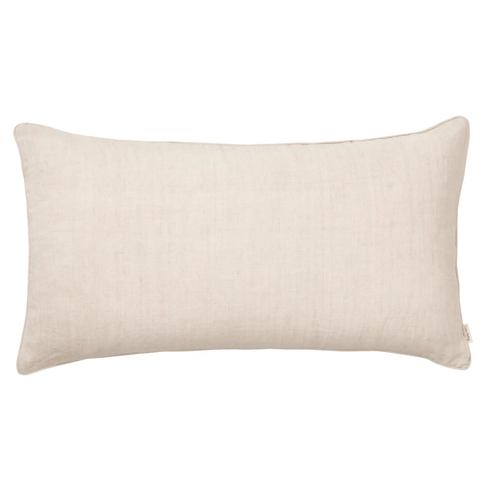 Cozy Living  Linen Gable pyntepude, Sand Grey - 50 x 90 cm.