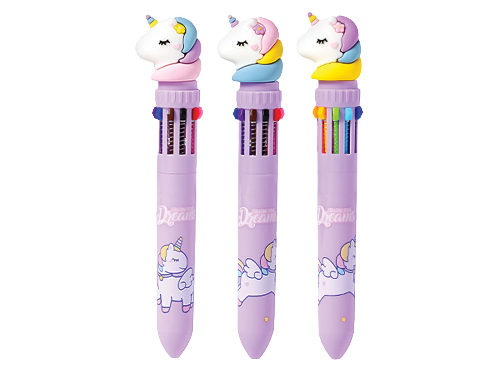 ESFEROGRAFICA CUTE UNICORNIO 10 CORES MODELOS SORTIDOS