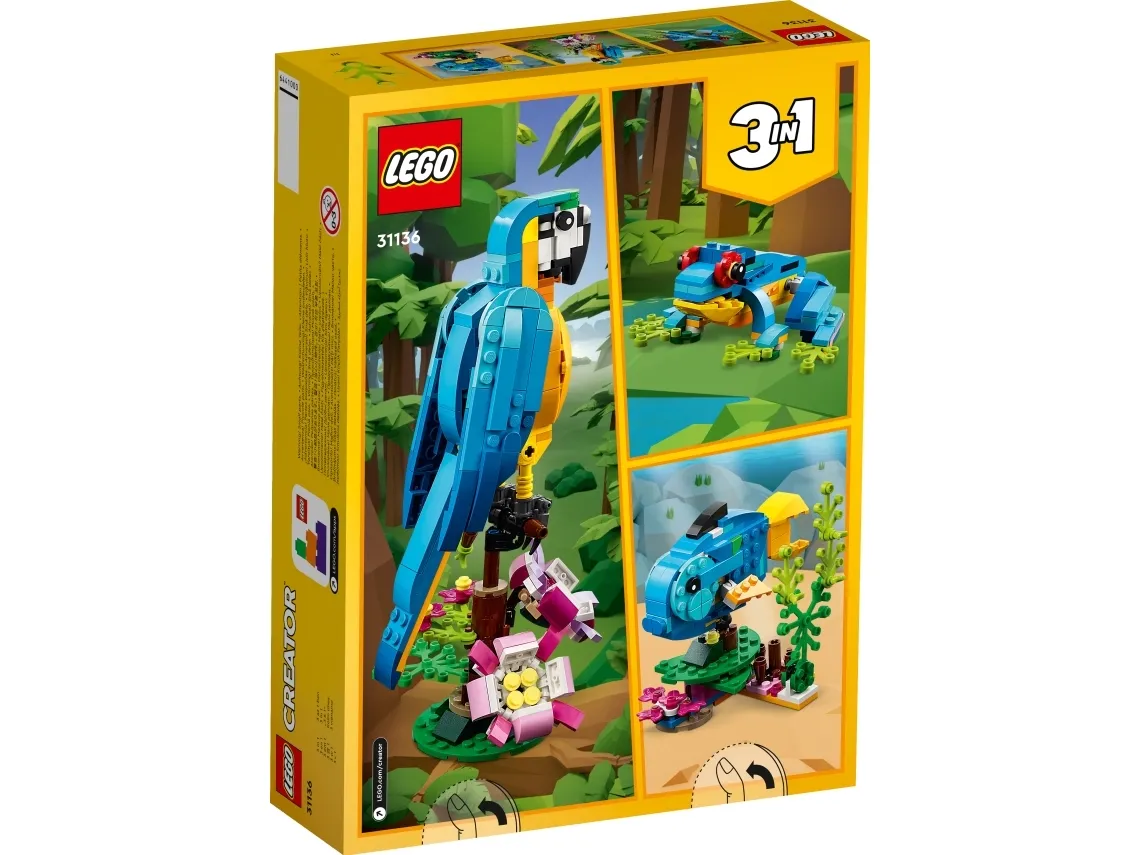 LEGO Creator 31136 Eksotisk papegøje