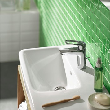 Hansgrohe Wastafelmengkraan 100 met Pop-up Waste