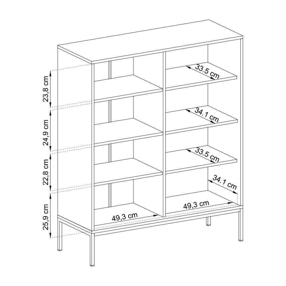 NADUVI Collection Dressoir Monique 4 deurs