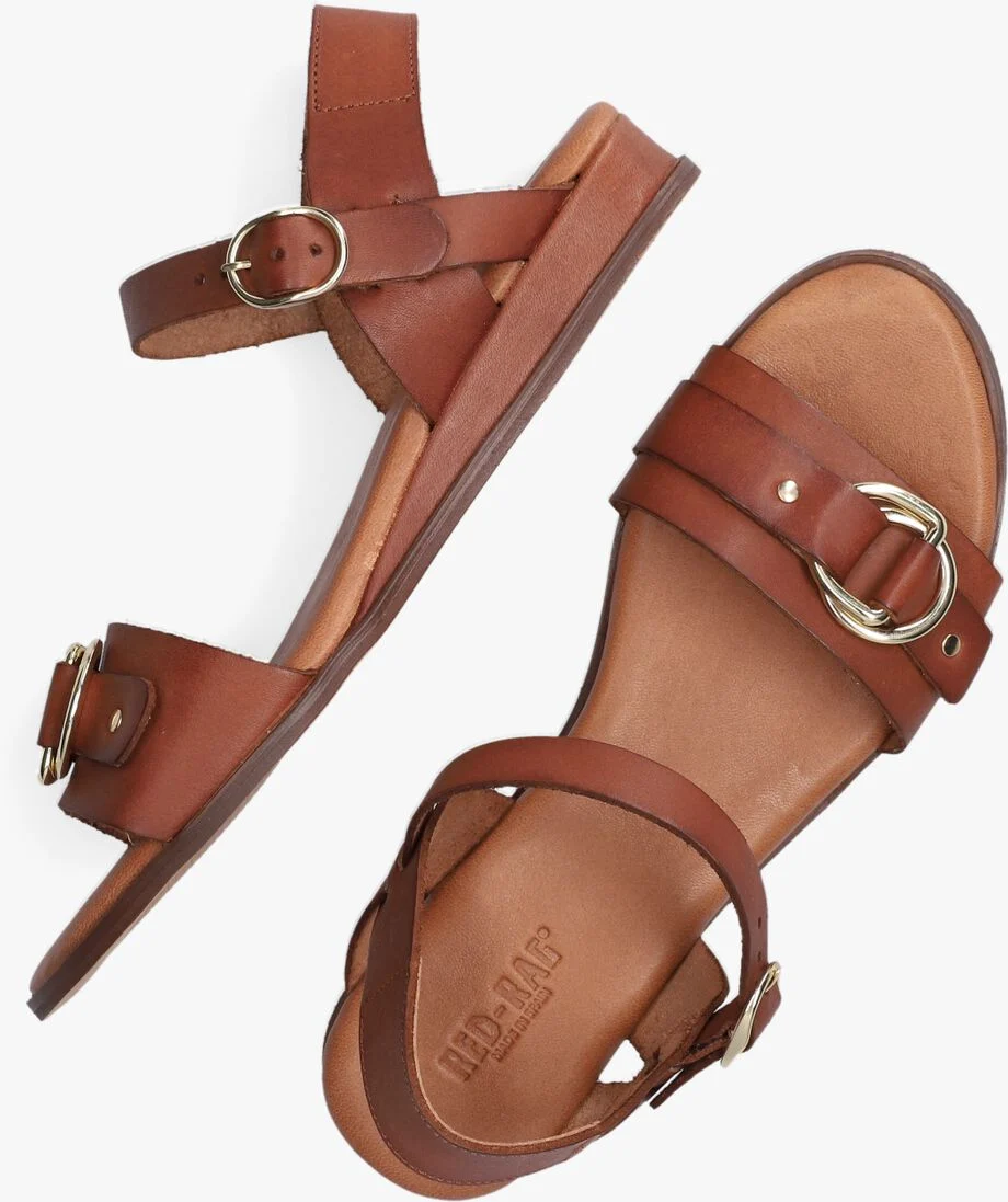 RED-RAG cognac red-rag sandalen 79344