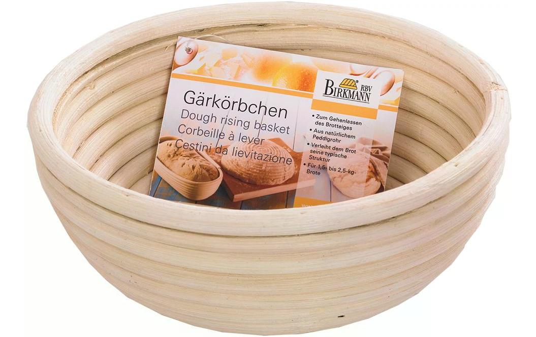 Gärkörbchen Laib und Seele 20 cm, BeigeKörbchen für gleichmässige Gärung