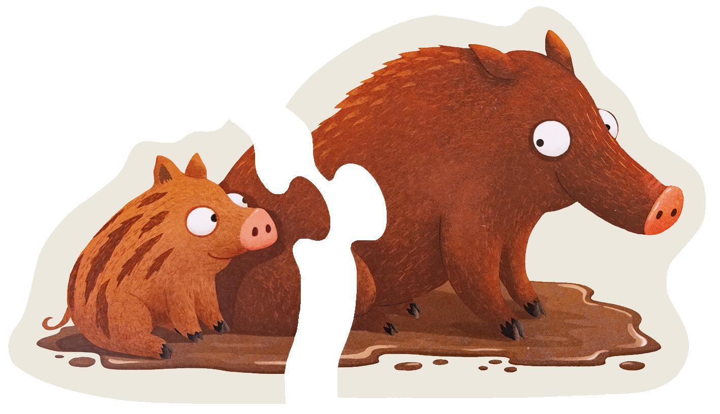 Mein erstes Puzzle: Wer wohnt im Wald?