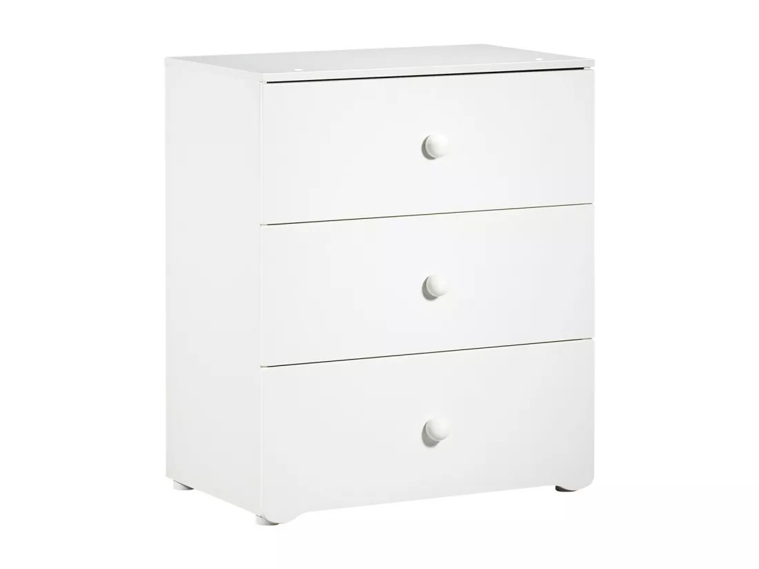 Chambre complète bébé avec lit 120x60cm et commode à langer