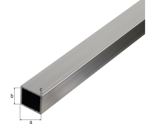 Vierkante roestvrijstalen buis 10x10x1 mm, 2 m