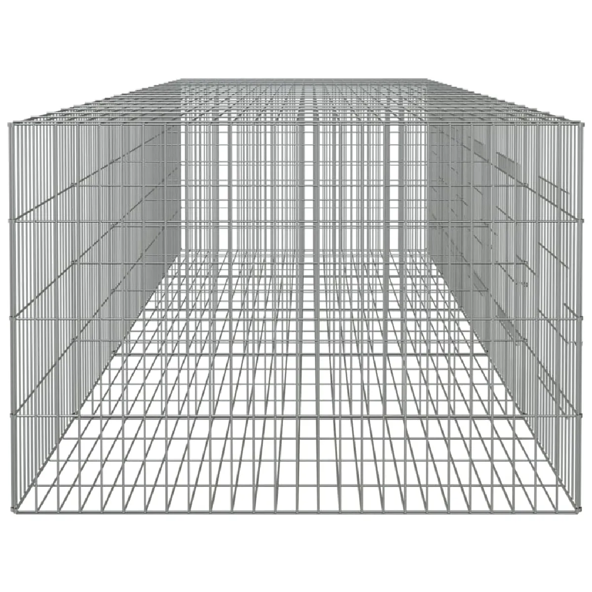 vidaXL Cage lapin 5 panneaux 273x79x54 cm Galvanisé