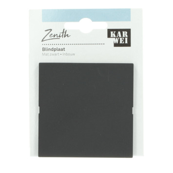 KARWEI Zenith afdekplaat mat zwart