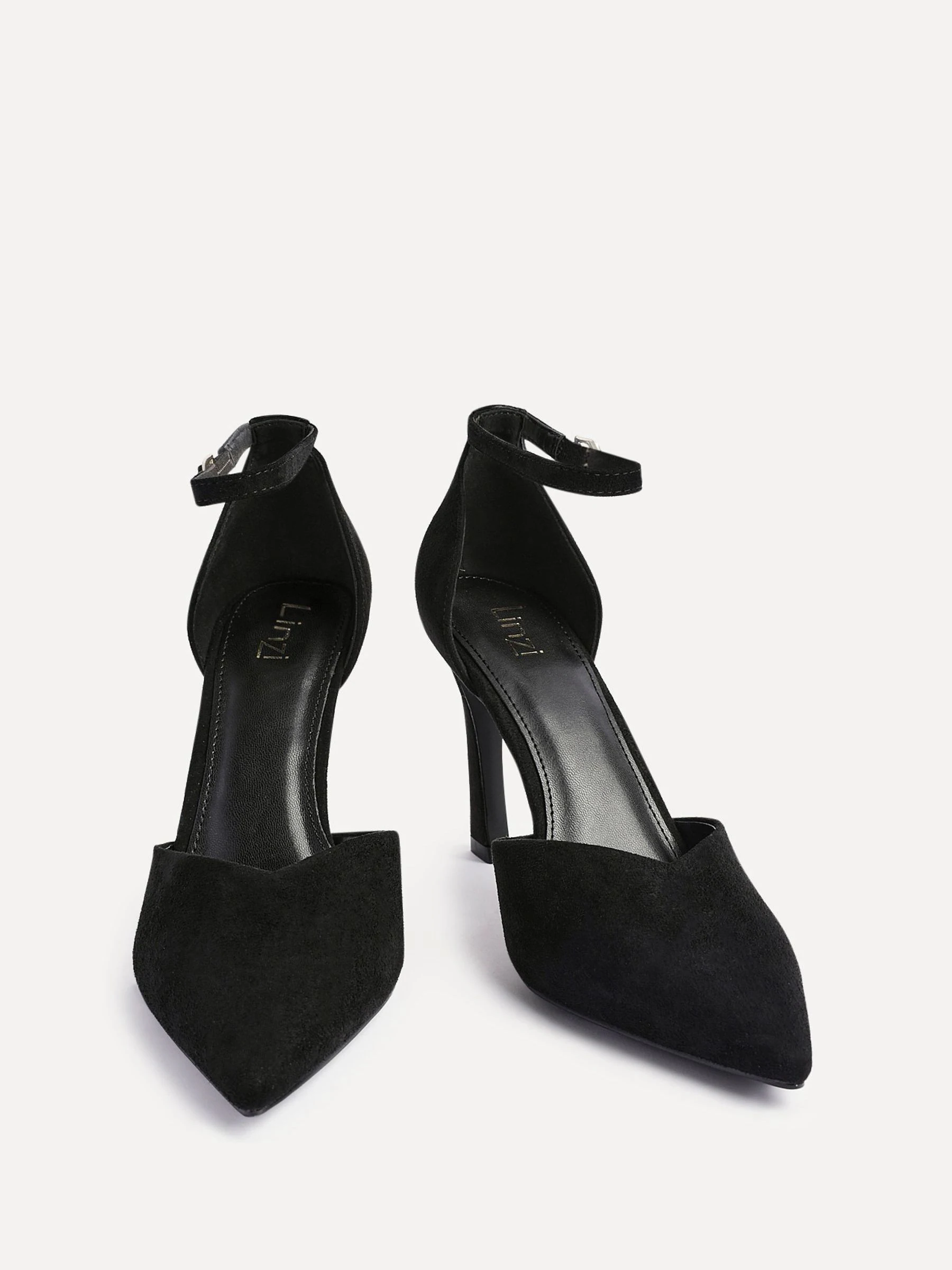 Zwart - Linzi Moira Classic Stiletto Court Heels