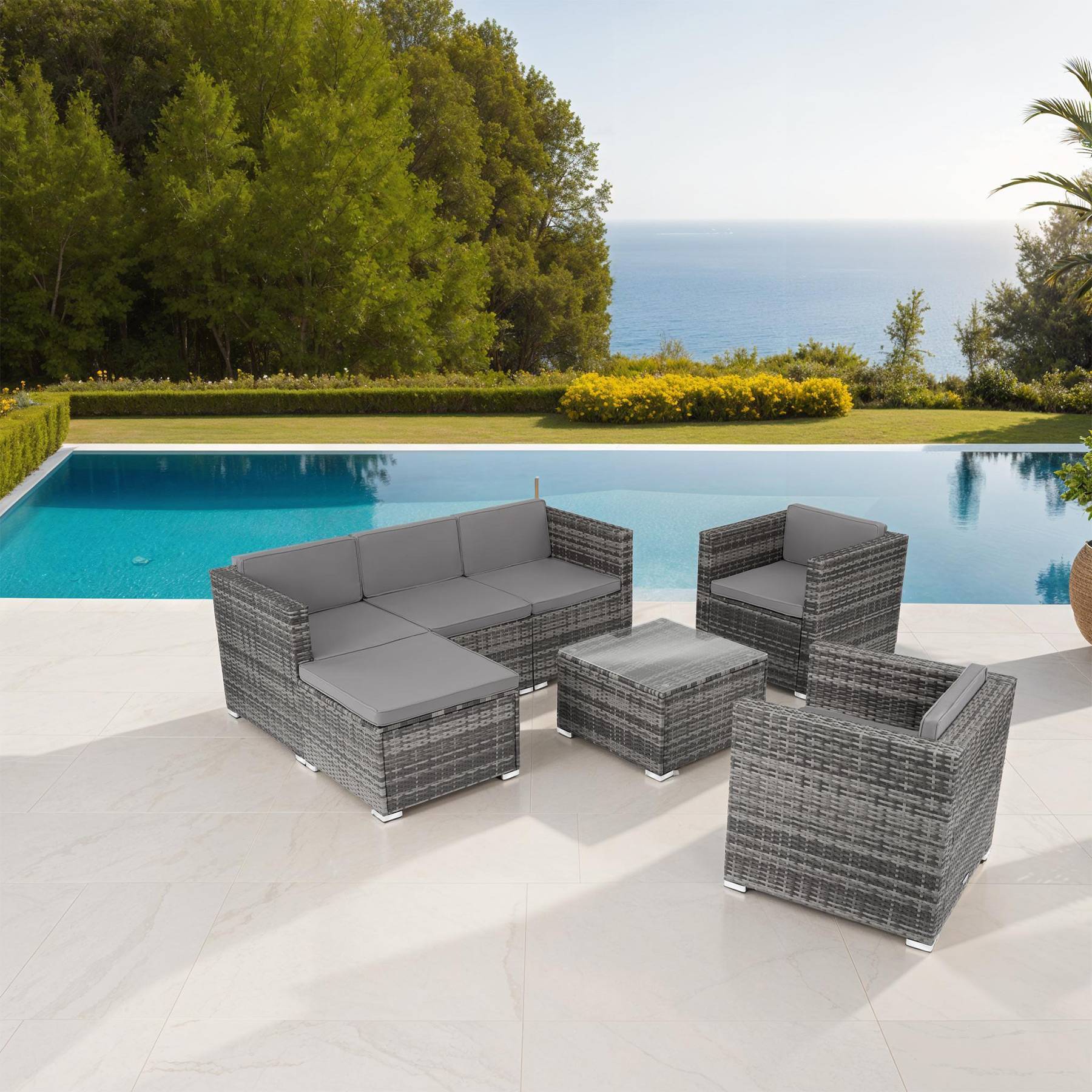 Rattan Lounge Lignano