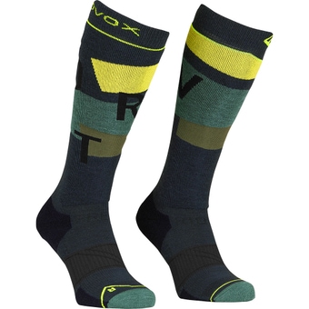 Ortovox Freeride Long Cozy Skisocken Black Steel Herren