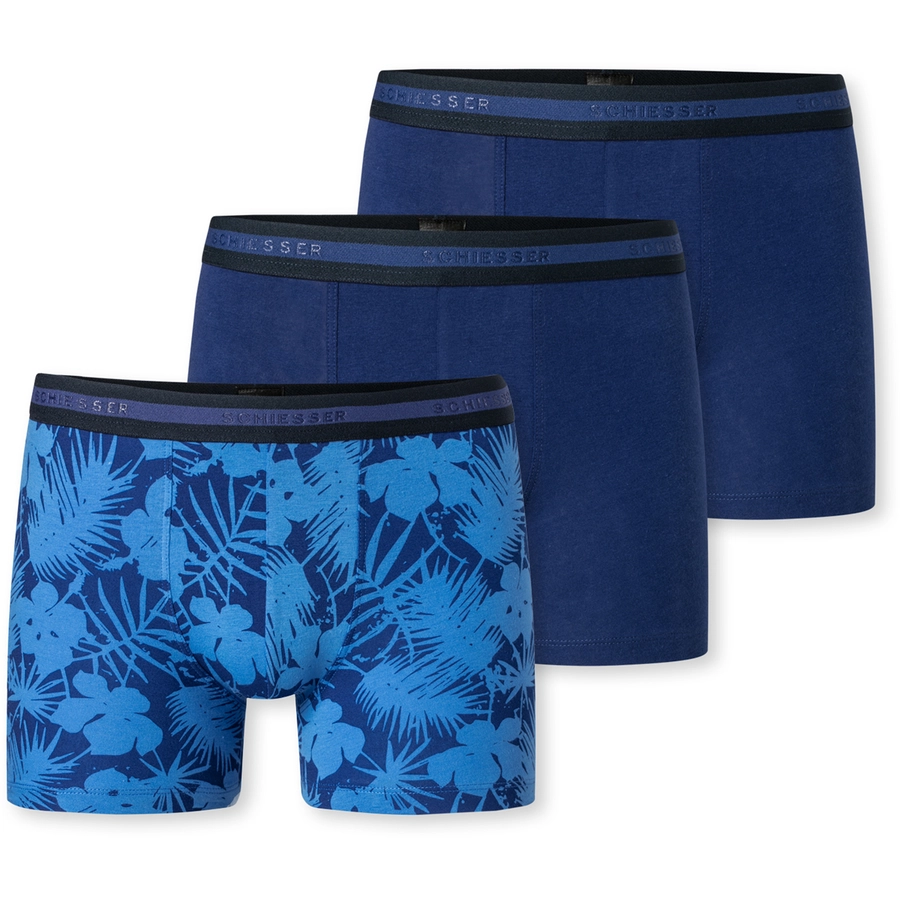 Schiesser Trunk 955 Organic Cotton Nachtblau, blau