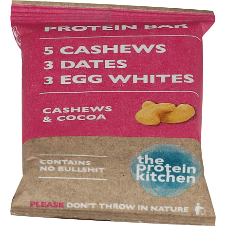 Proteinbar m. cashewnødder og kakao